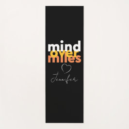 スポーツクールモチベーション黄色ブラックはっきりしたタイポグラフィ ヨガマット