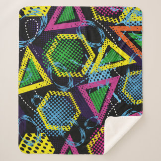 スポーツグランジパターン、子供のデザイン。 シェルパブランケット