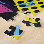 スポーツグランジパターン、子供のデザイン。 ジグソーパズル (側面)