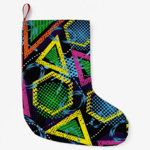 スポーツグランジパターン、子供のデザイン。 スモールクリスマスストッキング