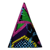 スポーツグランジパターン、子供のデザイン。 パーティーハット (右)