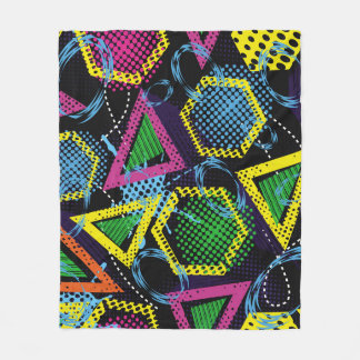 スポーツグランジパターン、子供のデザイン。 フリースブランケット