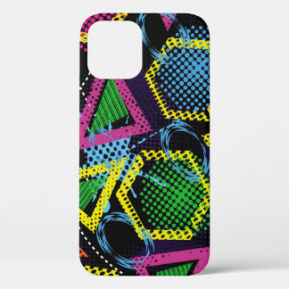 スポーツグランジパターン、子供のデザイン。 iPhone 12ケース