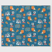 スポーツゲーム ラッピングペーパー (フラット)