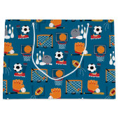 スポーツゲーム ラージペーパーバッグ (正面)