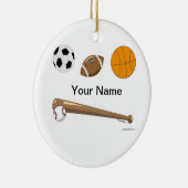 スポーツコラージュ セラミックオーナメント (右)