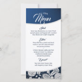 スポーツコンボすべてスターのメニューブルー セーブザデート (裏面)