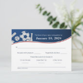 スポーツコンボ対応カードとディナー選択 出欠カード (スタンド正面)