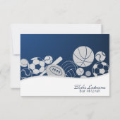 スポーツコンボ対応カードとディナー選択 出欠カード (裏面)