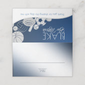 スポーツコンボ座席カード プレイスカード (外部開封)