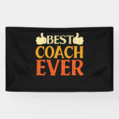 スポーツコーチのための最高のコーチの贈り物 横断幕 (横)