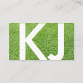 スポーツコーチの名刺(草) 名刺 (裏面)