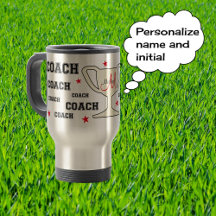 スポーツコーチモノグラムパーソナライズされた名