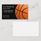 スポーツコーチ及びスカウトテーマ 名刺 (正面/裏面)