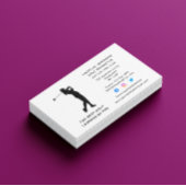 スポーツコーチ女性ゴルフインストラクターソーシャルメディア 名刺