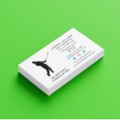 スポーツコーチ男性ゴルフプロインストラクターソーシャルメディア 名刺