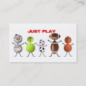 スポーツコーチ 名刺 (裏面)