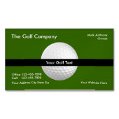スポーツゴルフテーマ マグネット名刺 (正面)