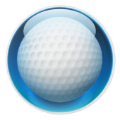 スポーツゴルフボール引出しノブ セラミックノブ (正面)