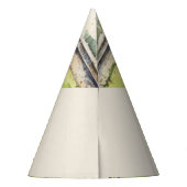 スポーツサッカーの最初の年ダウン男の子1歳の誕生日 パーティーハット (裏面)