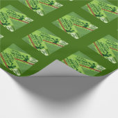 スポーツサッカーゲームのスクラップブック ラッピングペーパー (角)