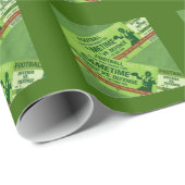 スポーツサッカーゲームのスクラップブック ラッピングペーパー (ロールコーナー)