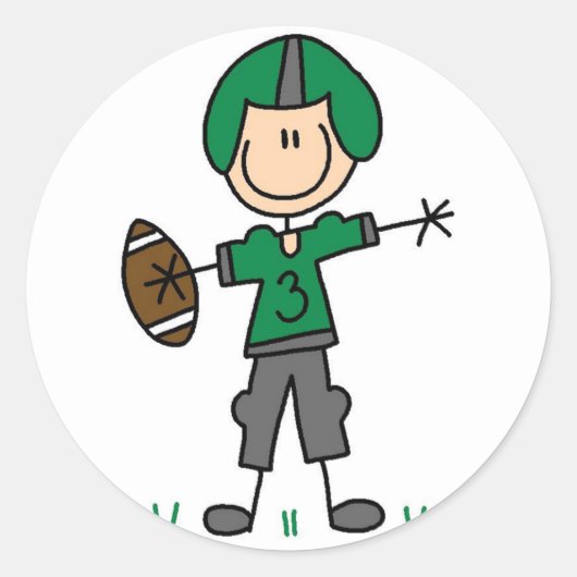 スポーツサッカーシール ラウンドシール (正面)