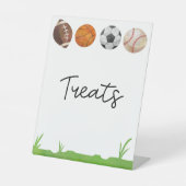 スポーツサッカーバスケットボールサッカー野球おやつり 台座サイン (正面)