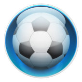 スポーツサッカーボール引出しノブ セラミックノブ (正面)
