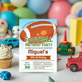 スポーツサッカー誕生日パーティーへの招待 招待状