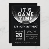 スポーツサッカー誕生日招待状 招待状 (正面/裏面)