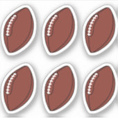 スポーツサッカー6ピッツボール シール (正面)