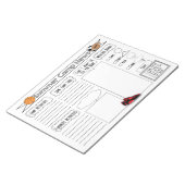 スポーツサマーキャンプニュース ノートパッド (アングル)