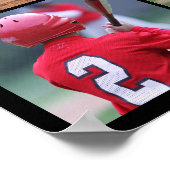 スポーツシニアナイト11フォトコラージュカスタム ポスター (角)