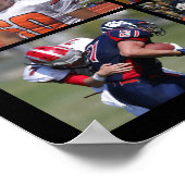 スポーツシニア夜間卒業20フォトコラージュ ポスター (角)