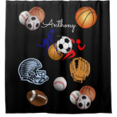 スポーツシャワーカーテン シャワーカーテン (正面)