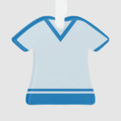 スポーツジャージーネーム&ナンバーバックプリントテンプレート オーナメント (正面)