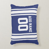 スポーツジャージー名前をカスタムするとナンバーズ アクセントクッション (正面(垂直))