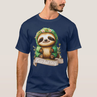 スポーツスウェットシャツを着たナマケモノカットだけど怠け者の男友達 Tシャツ