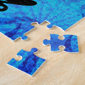 スポーツスケートボーイブルーフレイムジャストチリン ジグソーパズル (側面)