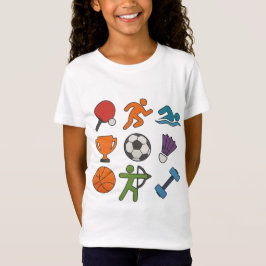 スポーツスタイル グラフィックTシャツ - アスリックデザイン Tシャツ