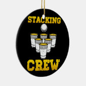 スポーツスタッキングクルークップスピードスタッカスカッドスタック セラミックオーナメント (右)