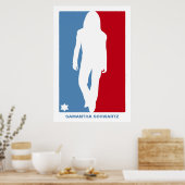 スポーツスターバルミツワーポスターin赤と青 ポスター (キッチン)