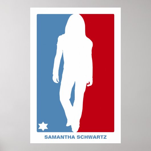 スポーツスターバルミツワーポスターin赤と青 ポスター (正面)