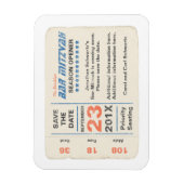 スポーツスターバー（ユダヤ教の）バル・ミツバー保存ザデイトカードブルー マグネット (縦)