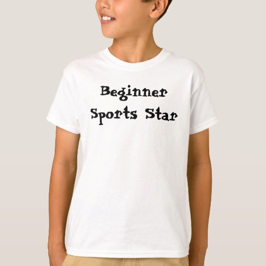 スポーツスター初心者フレーズ Tシャツ (正面)