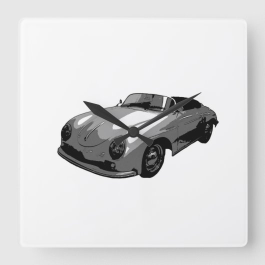 ～スポーツスター～ウォールクロック～ スクエア壁時計 (正面)