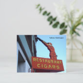 スポーツセンター看板 – ワシントン市焼間 ポストカード (スタンド正面)