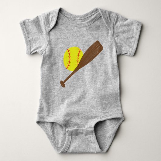 スポーツソフトボール ベビーボディスーツ (正面)
