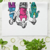 スポーツタオル キッチンタオル (折り畳み)